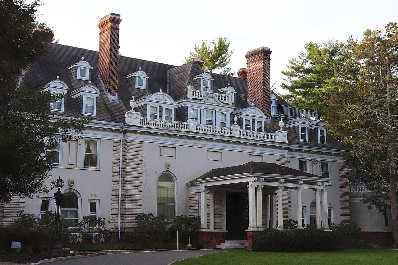 Georgian Court Mansion, north view, Lakewood