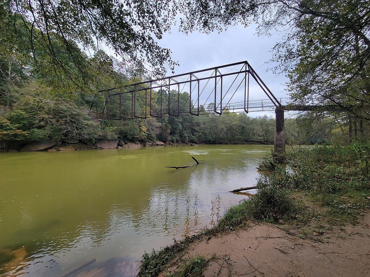 Settles Bridge from downstream