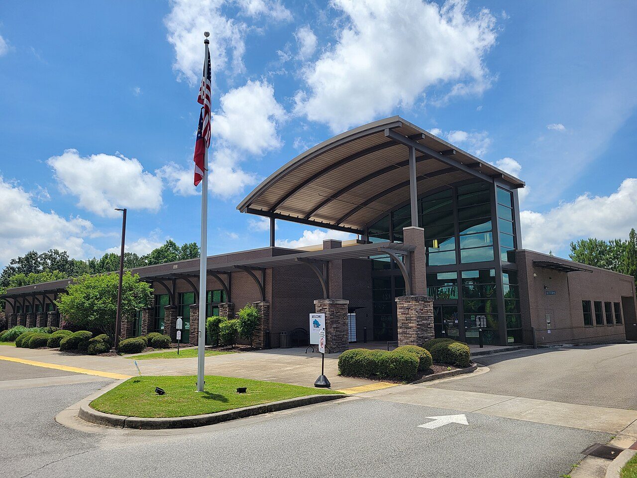 Post Road Library in the Drew Community, Drew GA