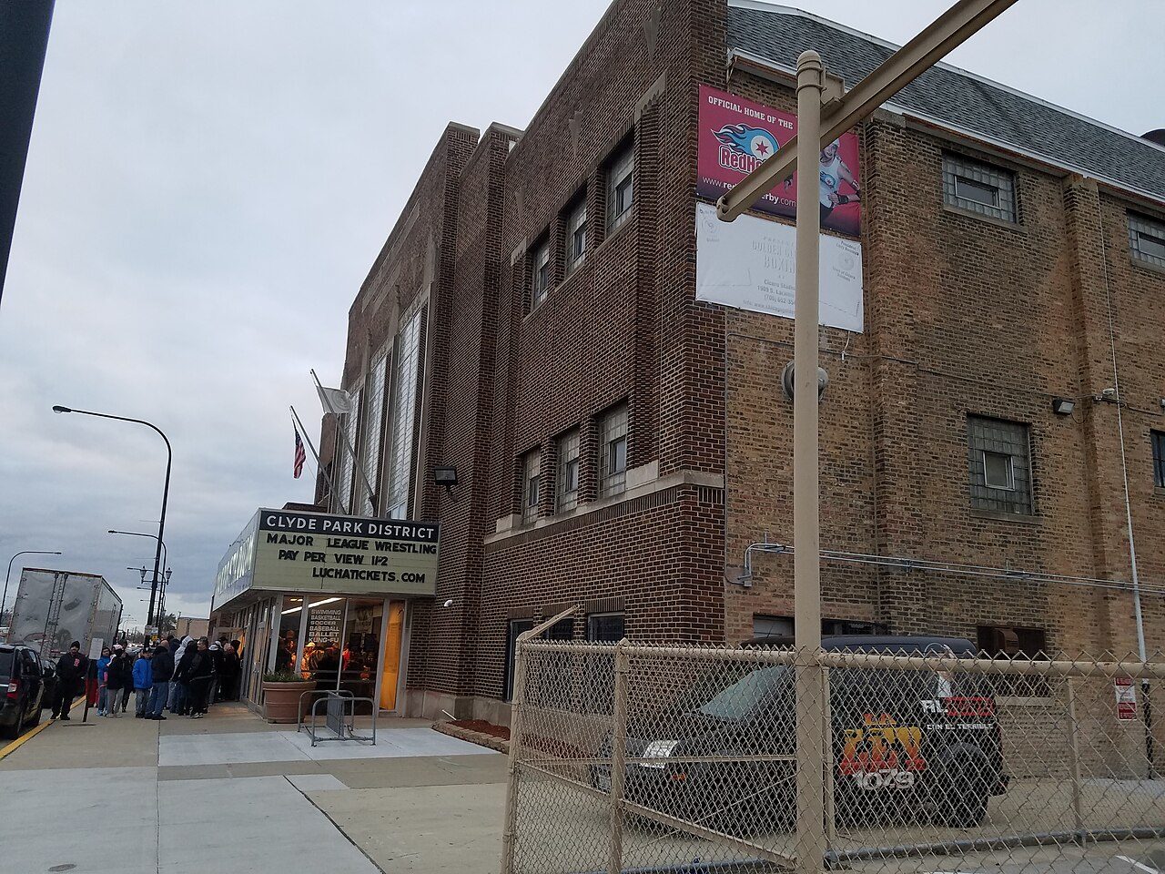 Exterior of Cicero Stadium