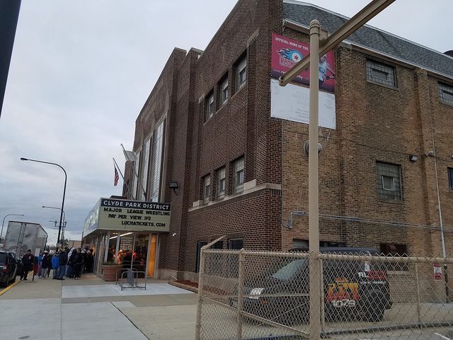 Exterior of Cicero Stadium