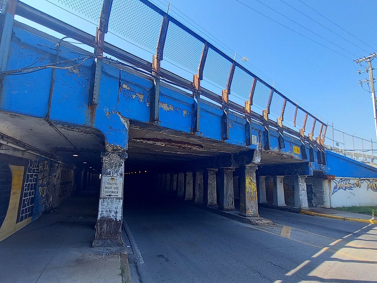 Austin Blvd at the BNSF overpass in Cicero