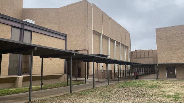 Back of a school building