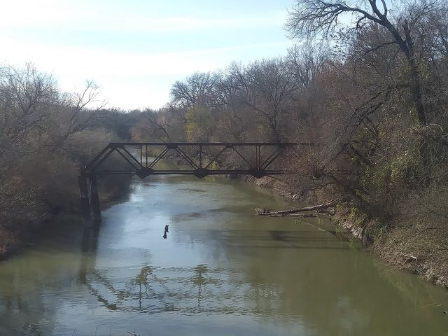 US Route 80 bridge over Trinity River west of Forney
