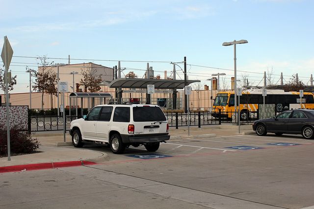 Buckner DART station on the Green Line