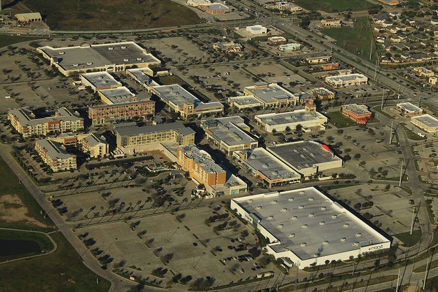 Aerial view of Pearland Town Center
