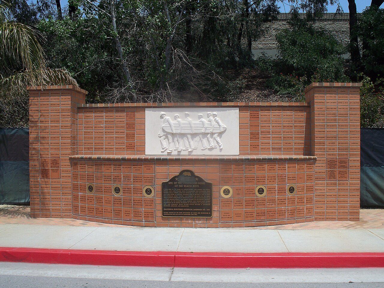 Beach Boys Historic Landmark monument