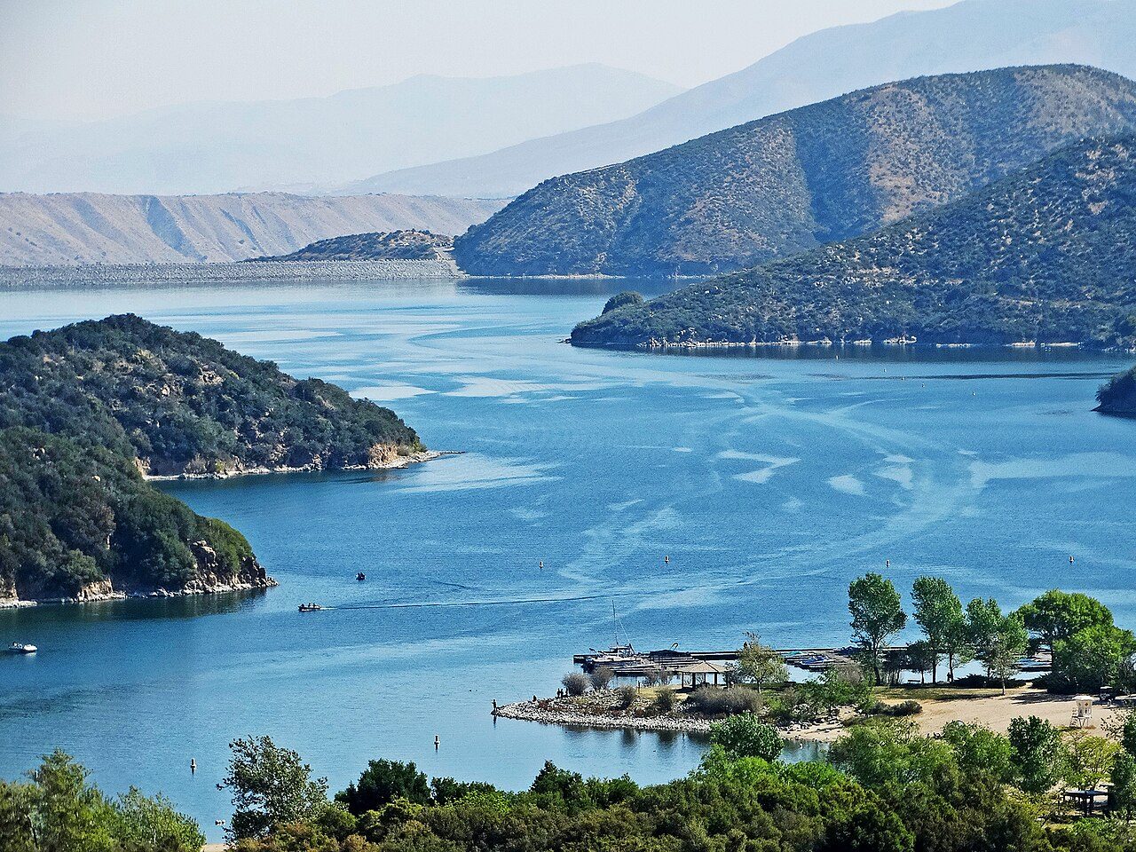 Silverwood Lake in the San Bernardino Mountains