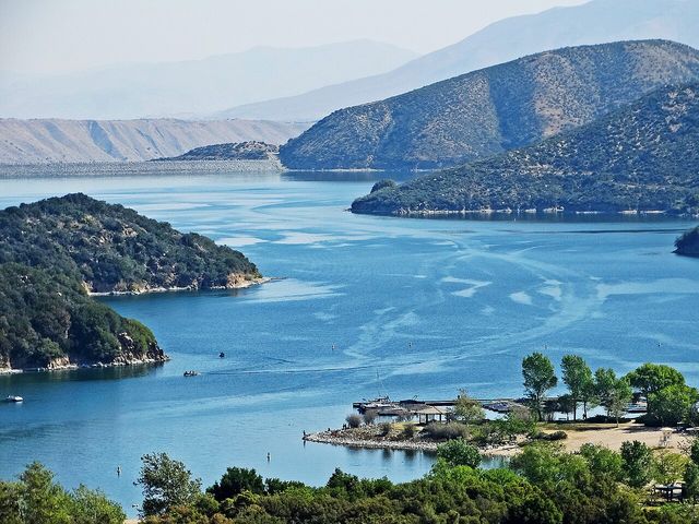 Silverwood Lake in the San Bernardino Mountains