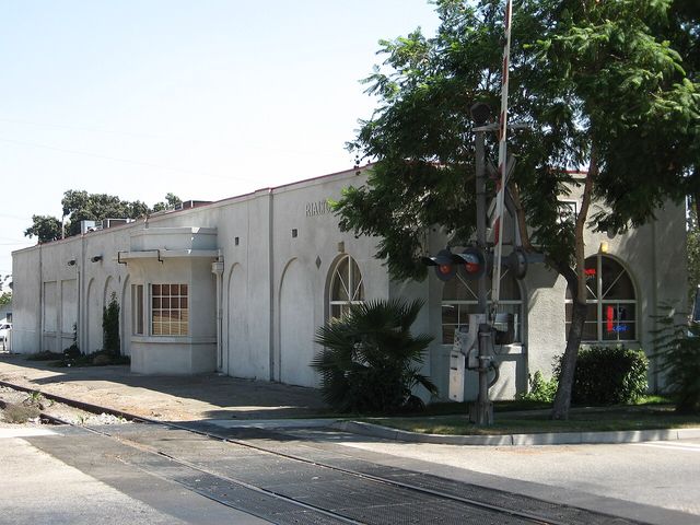 Pacific Electric Railway depot in Rialto