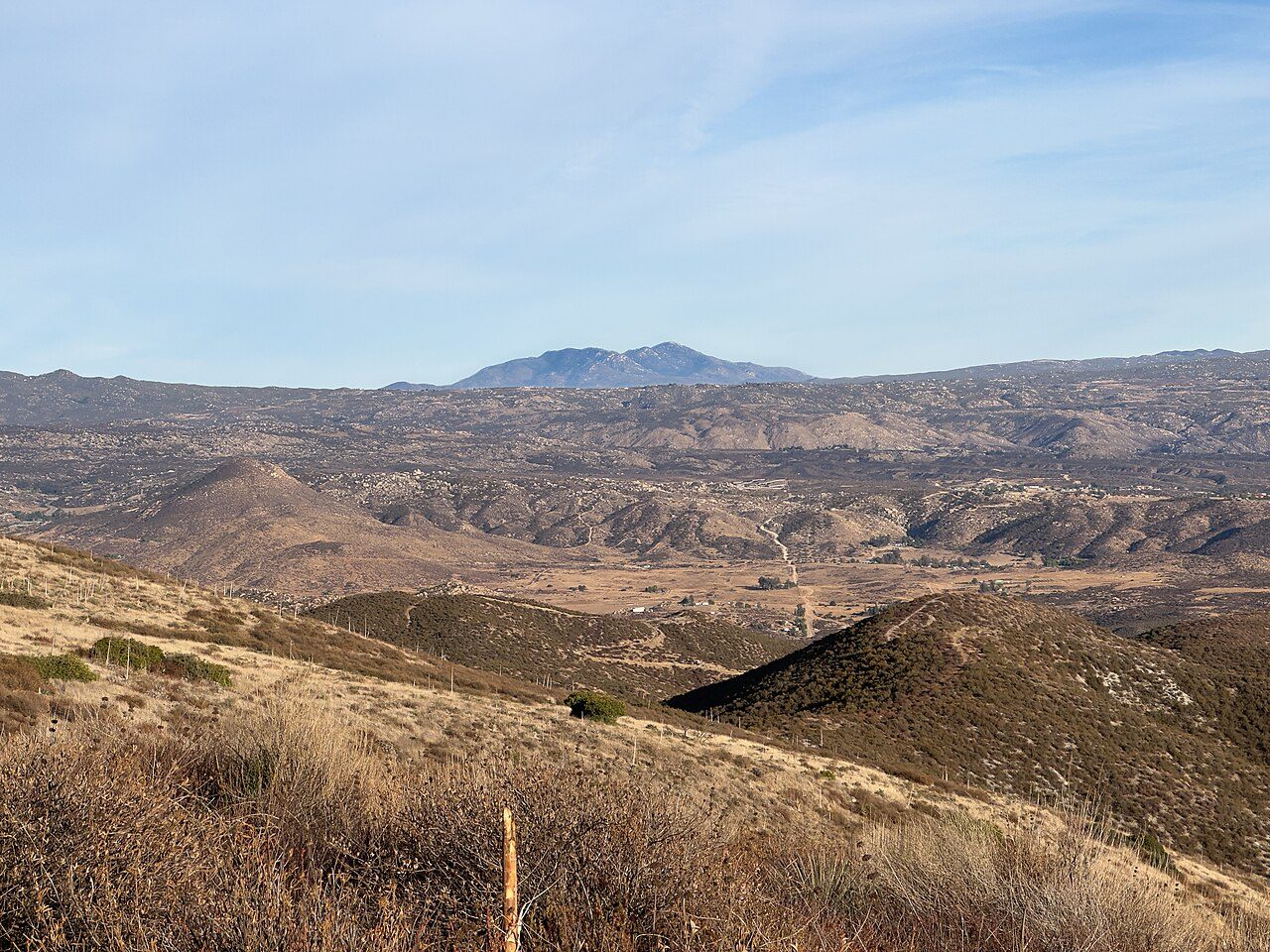 Toro Peak from Oak Mountain