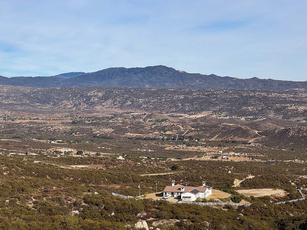 Sage, California, with Cahuilla Mountain in background
