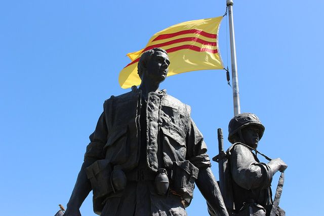 Vietnam War Memorial in Westminster