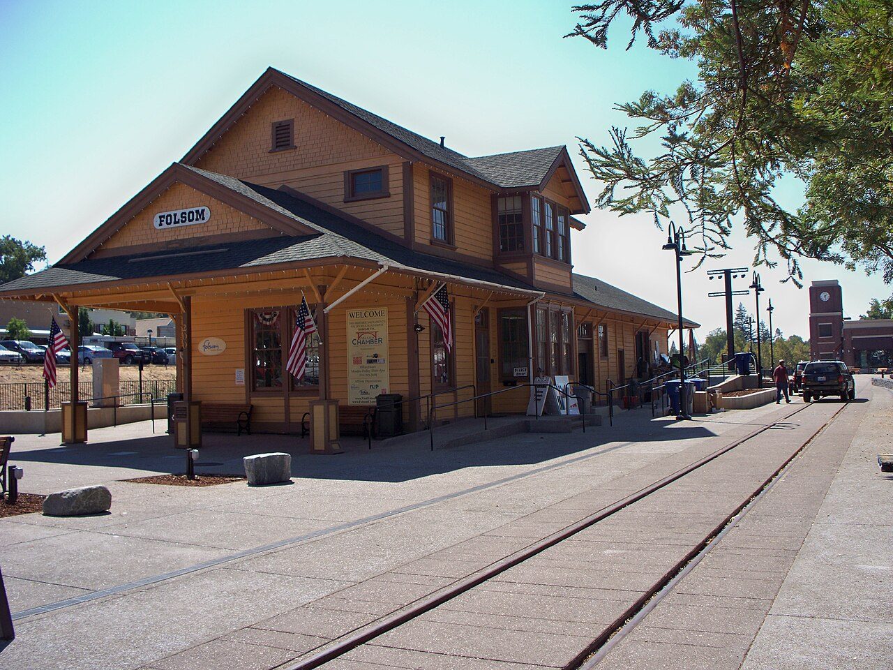 Old Rail Road Depot, Folsom