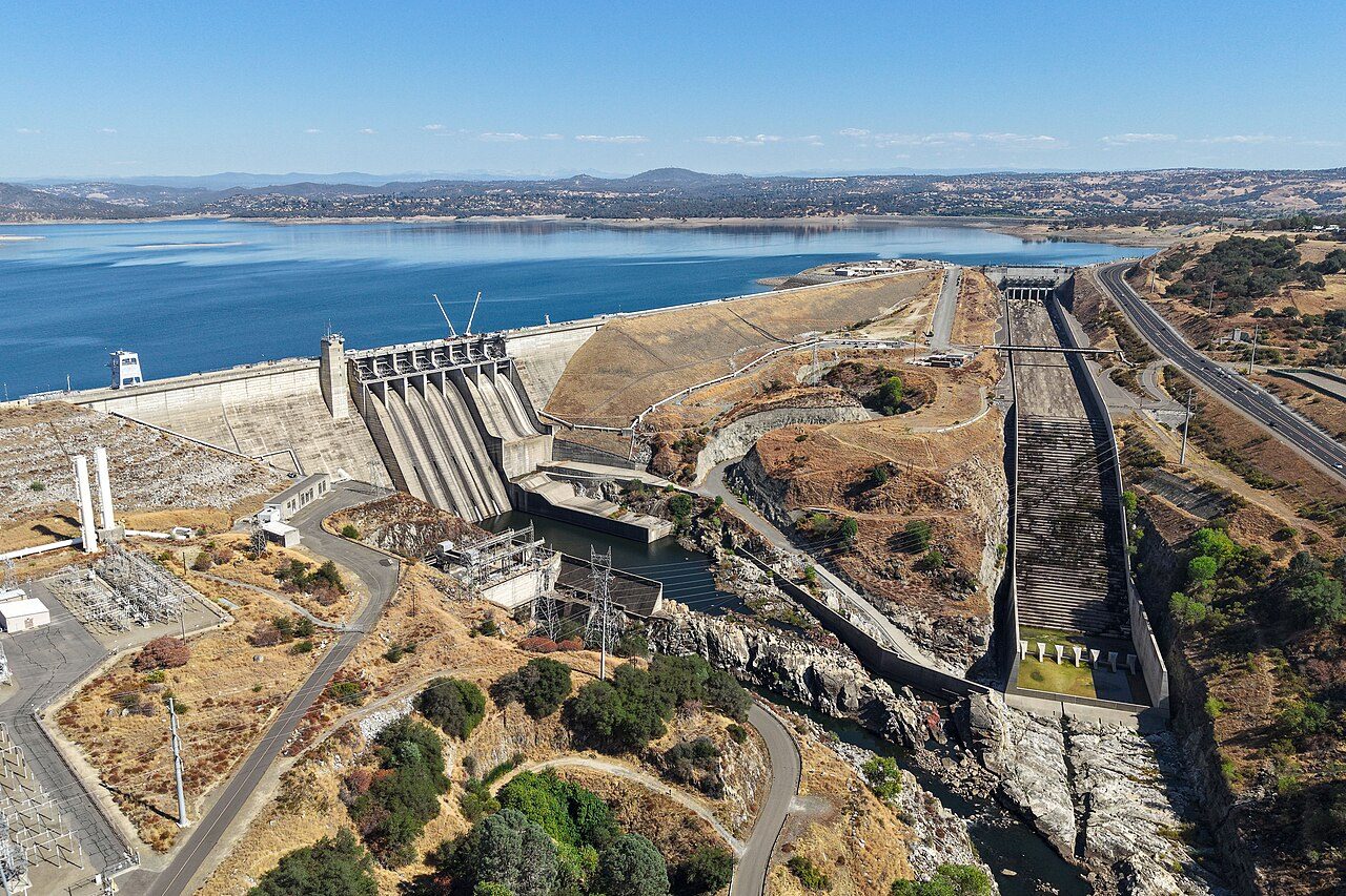 Folsom Dam on the American River