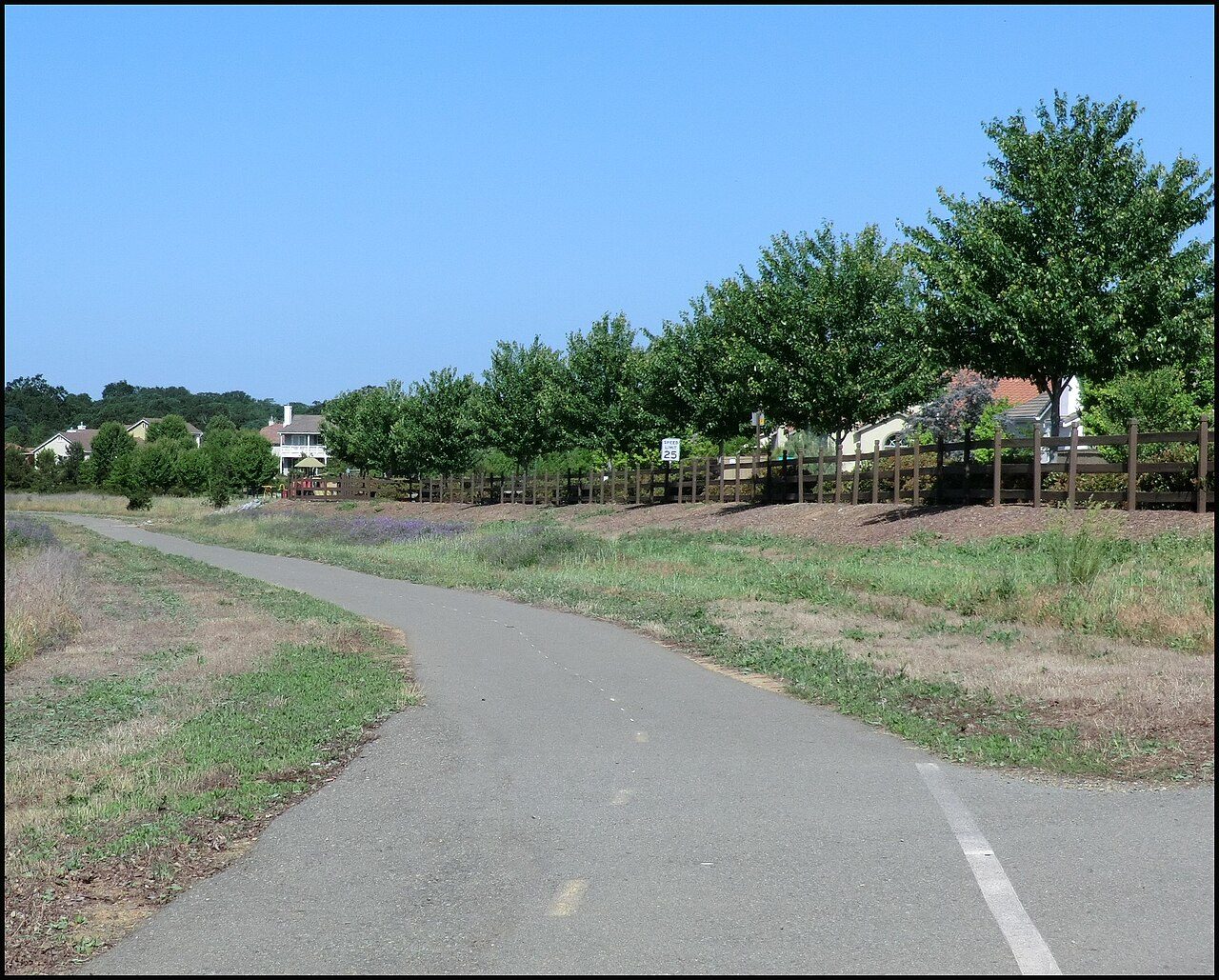 Walerga Road near Dry Creek bike path, Roseville